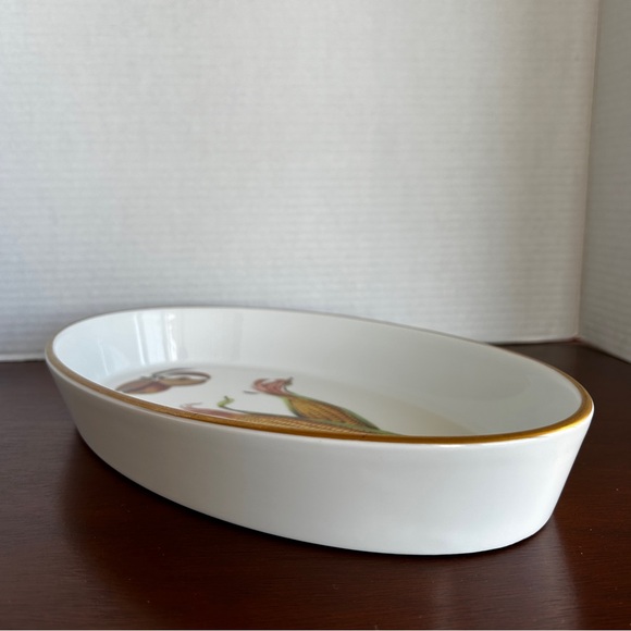 Royal Worcester EVESHAM Gold Edge 12 1/4 inch Oval Serving Dish 1961 - Picture 5 of 8